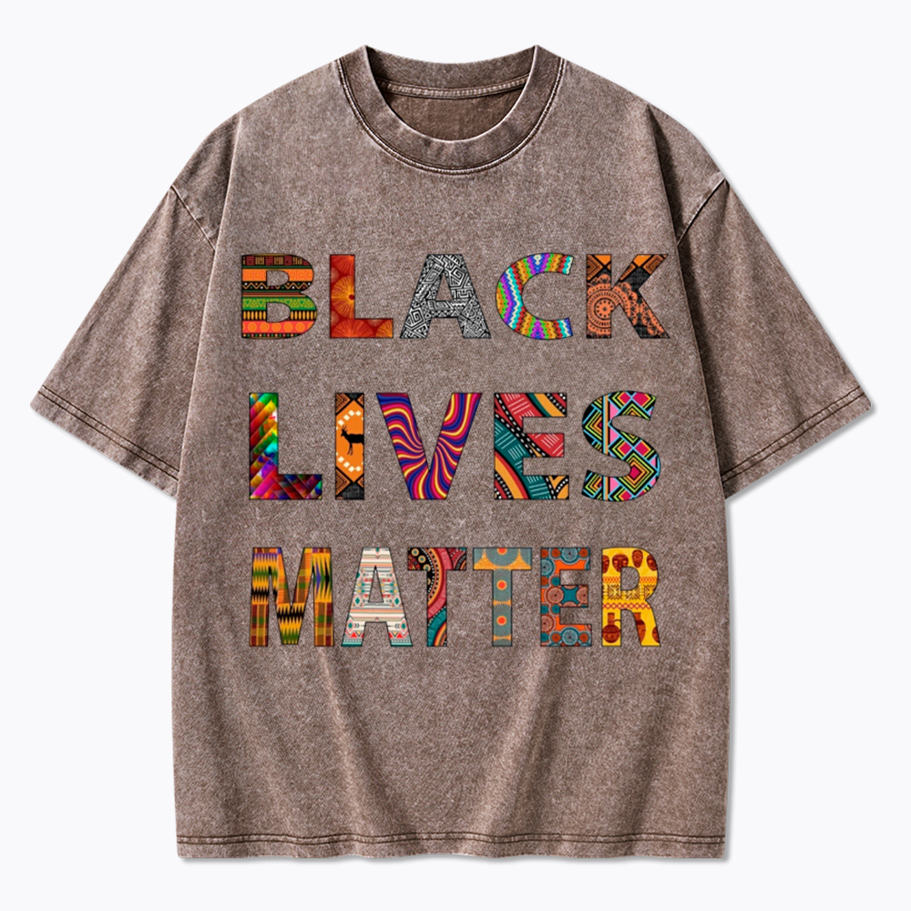 Black Lives Matter Diversity Washed T-Shirt