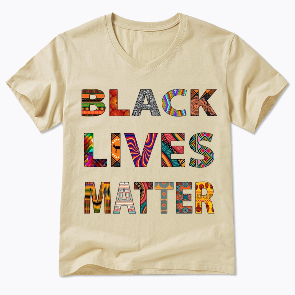 Black Lives Matter Diversity V-Neck Classic T-Shirt