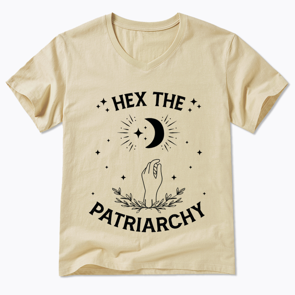 Hex The Patriarchy V-Neck Classic T-Shirt