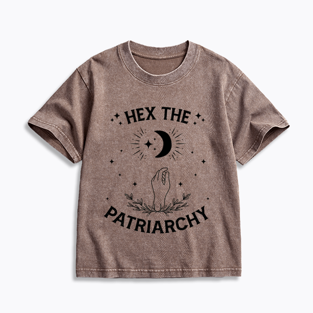 Hex The Patriarchy Kids Washed T-Shirt