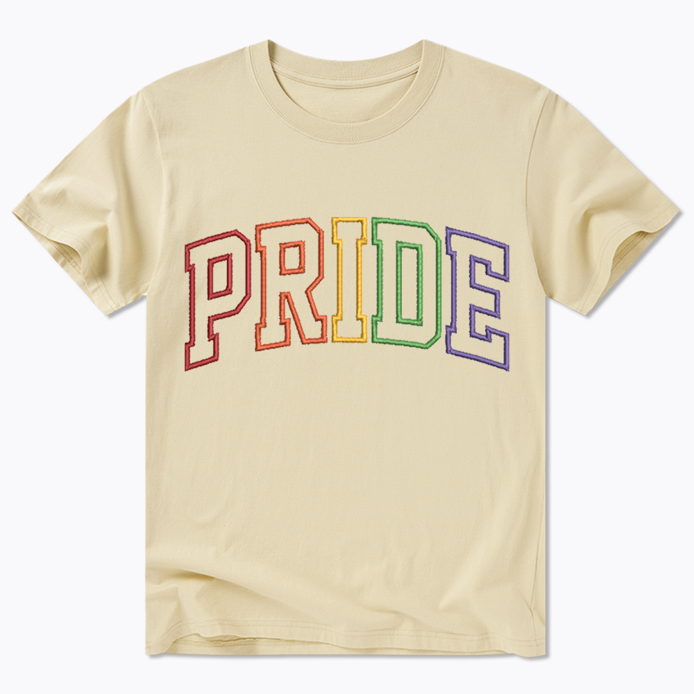 Embroidered Pride Classic T-Shirt