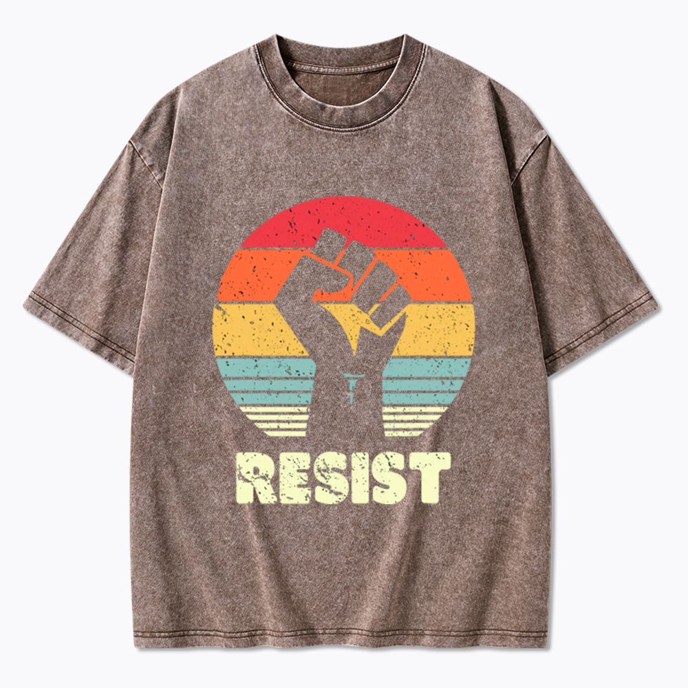 Resist Fist Washed T-Shirt