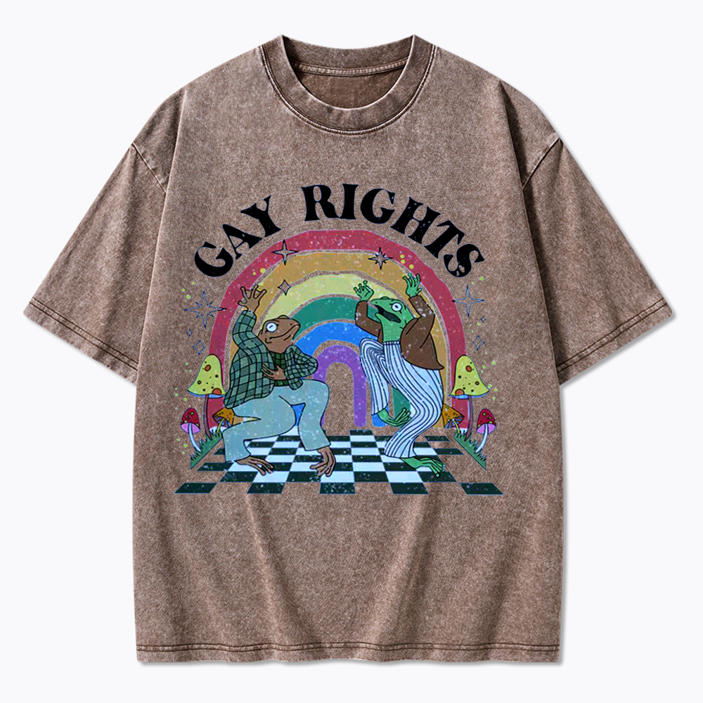Pride Flag Washed T-Shirt