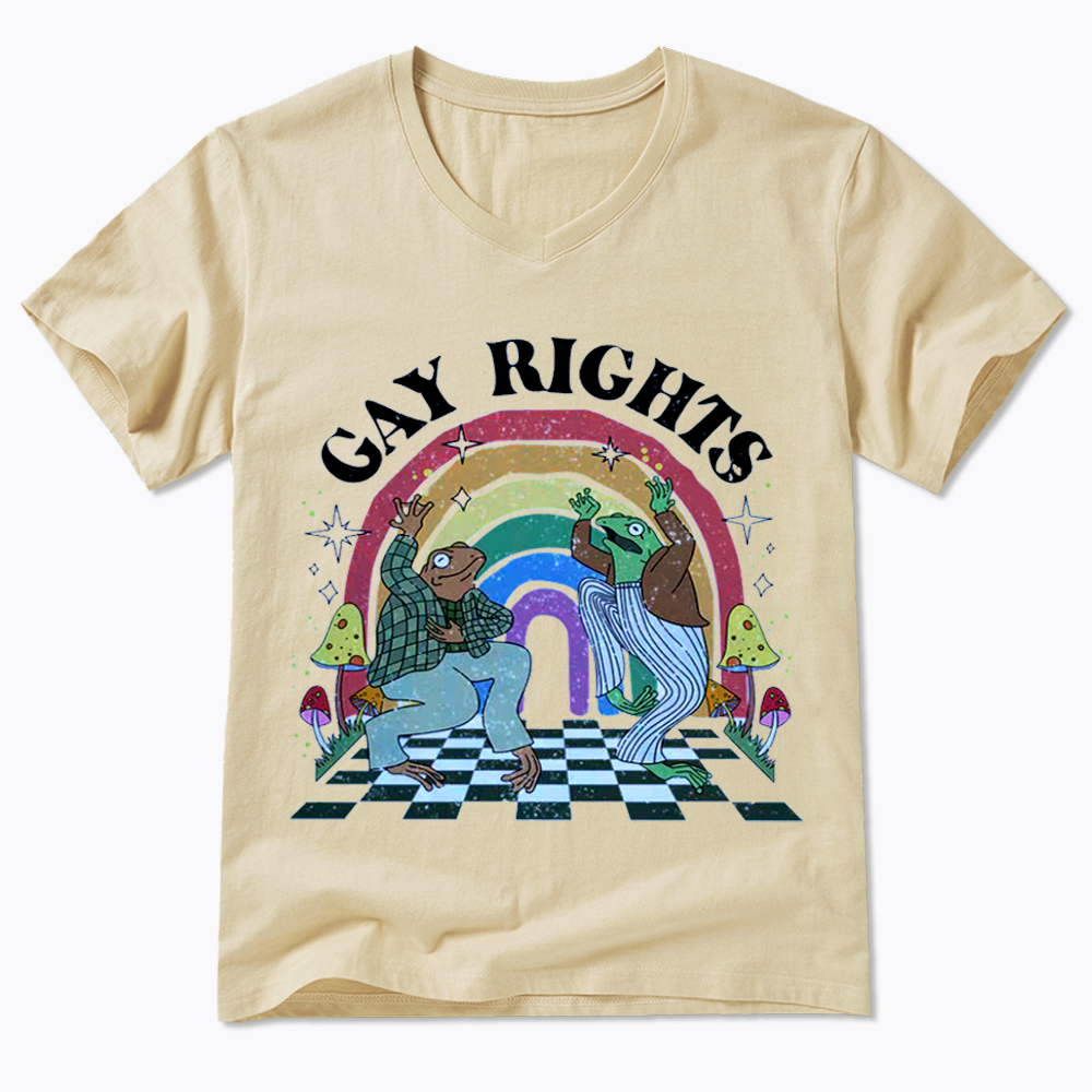 Pride Flag V-Neck Classic T-Shirt