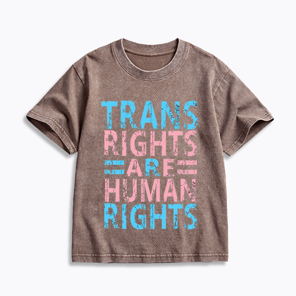 Human Rights Kids Washed T-Shirt 
