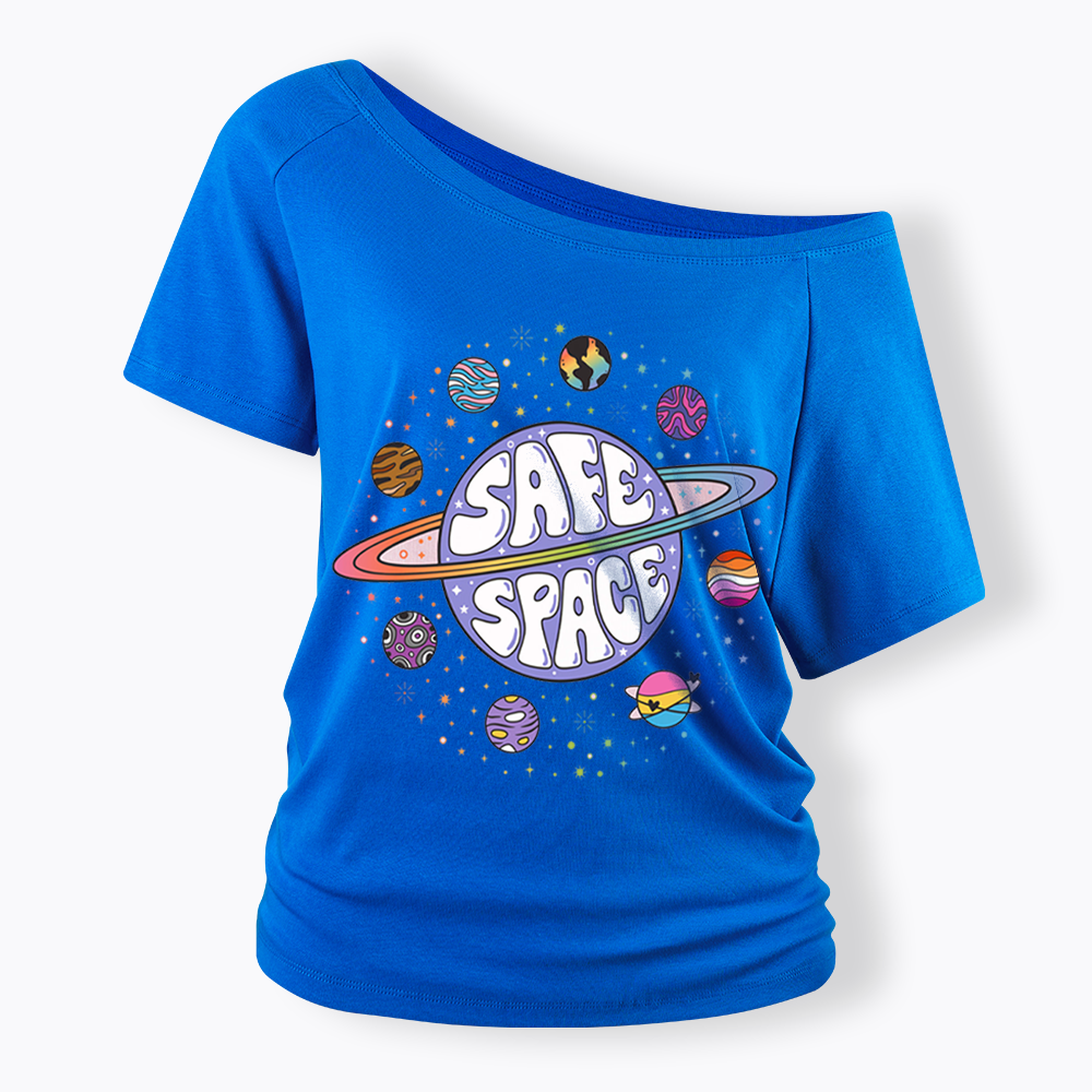 Safe Space Off Shoulder T-shirt