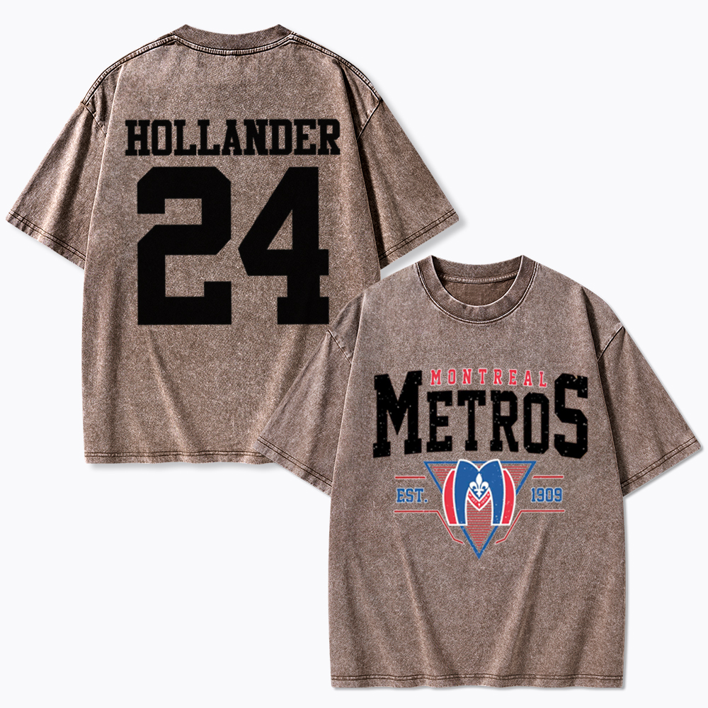 Montreal Metros Hockey Washed T-Shirt