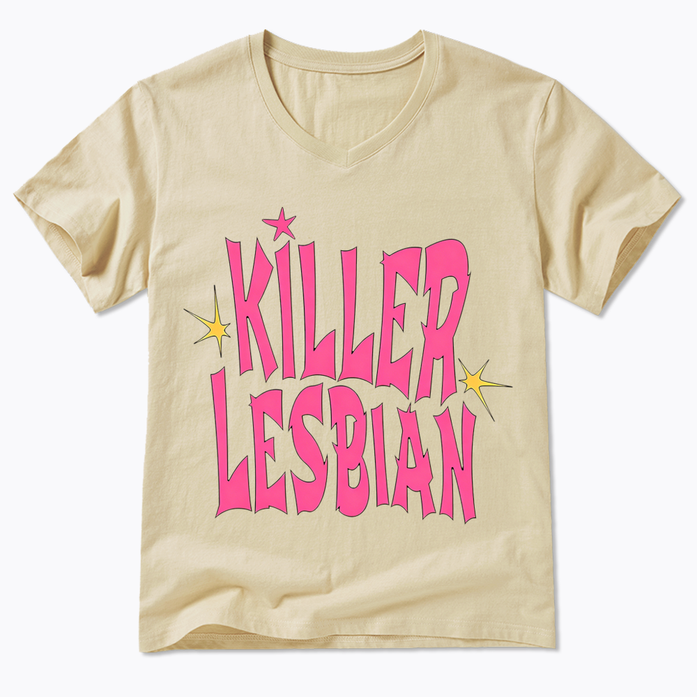Killer Lesbian V-Neck Classic T-Shirt