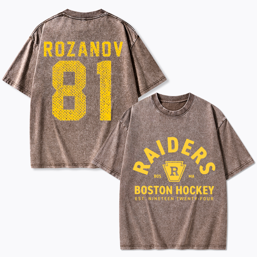 Boston Raiders Hockey Washed T-Shirt