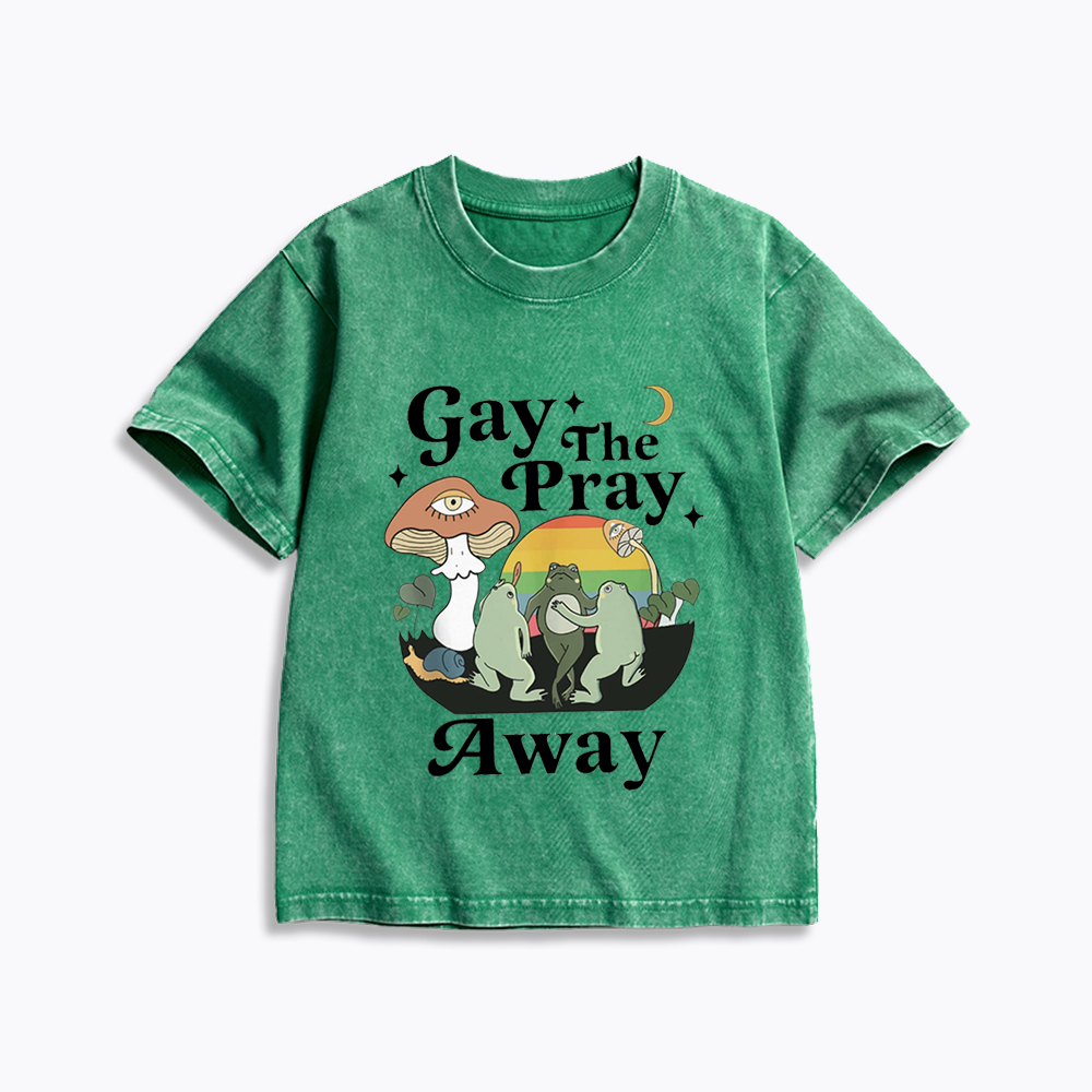 Pray Away Kids Washed T-Shirt