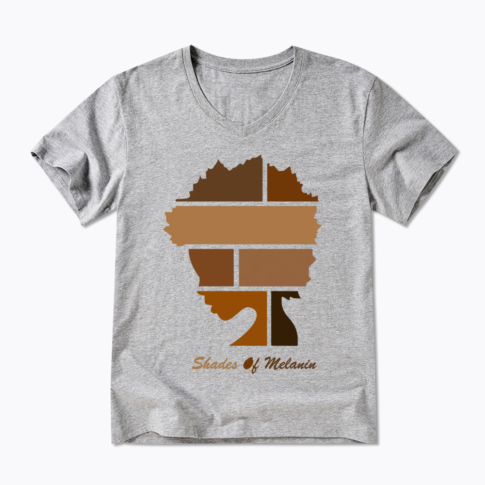 Shades Of Melanin V-Neck Classic T-Shirt