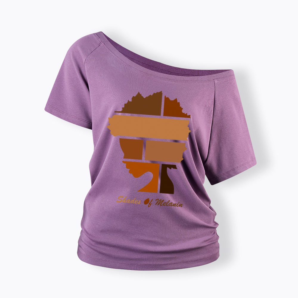 Shades Of Melanin Off Shoulder T-shirt