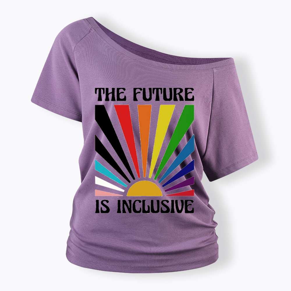 The Future is Inclusive Off Shoulder T-shirt