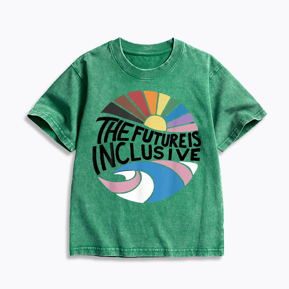 The Future Is Queer Kids Washed T-Shirt