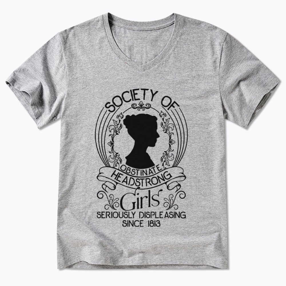 Society Of Obstinate Headstrong Girls V-Neck Classic T-Shirt