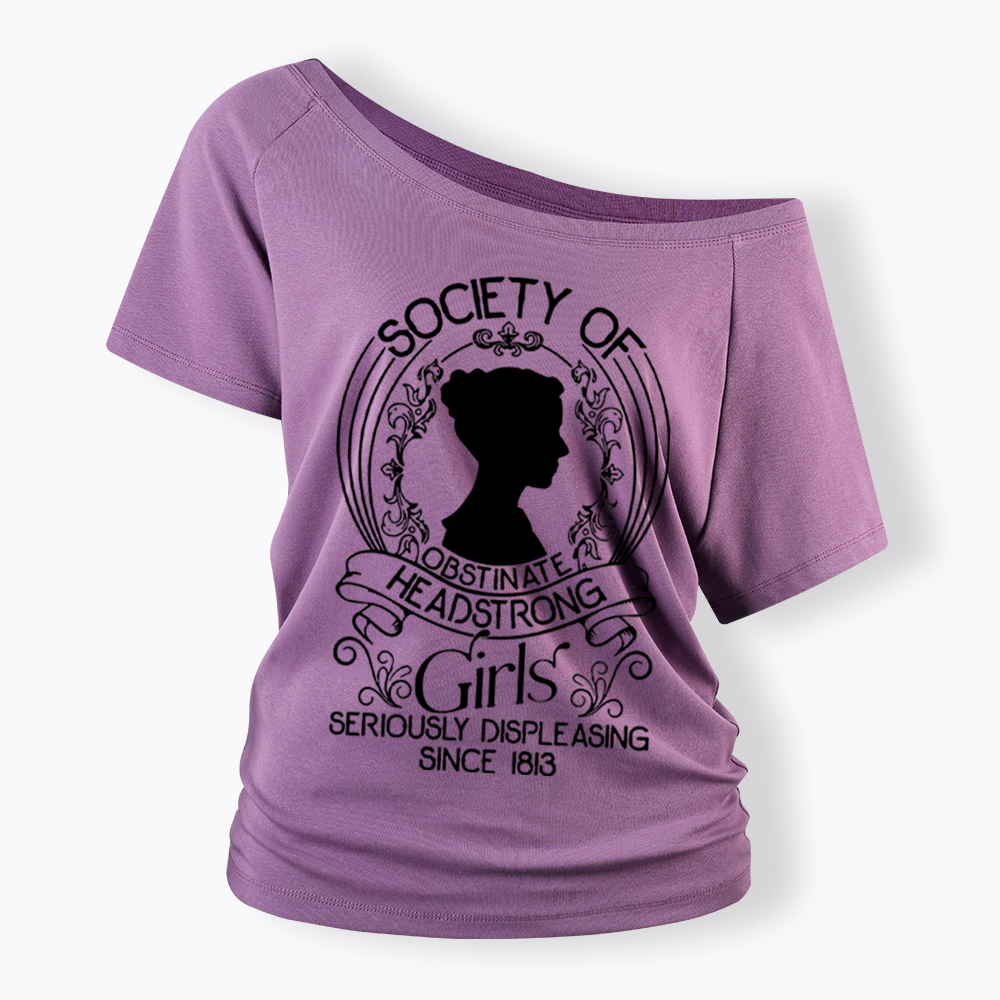 Society Of Obstinate Headstrong Girls Off Shoulder T-shirt