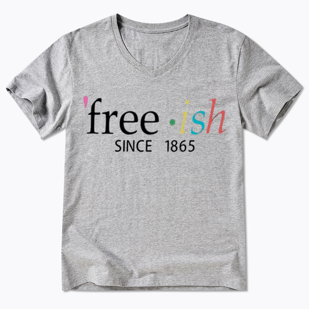 Freeish Juneteenth Since 1865 V-Neck Classic T-Shirt