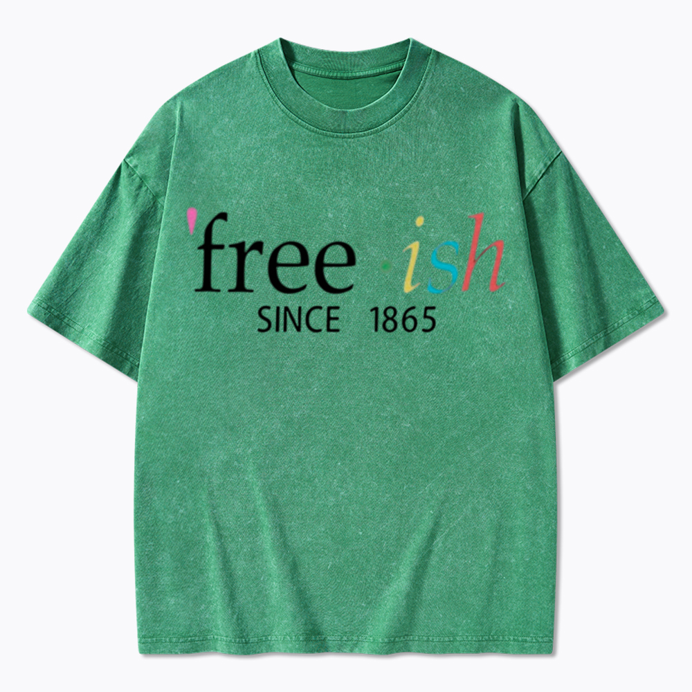 Freeish Juneteenth Since 1865 Washed T-Shirt