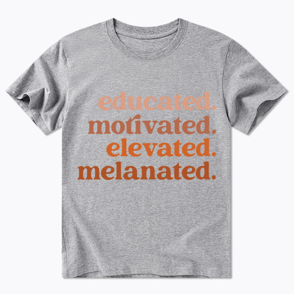 Educated Motivated Melanated Classic T-Shirt