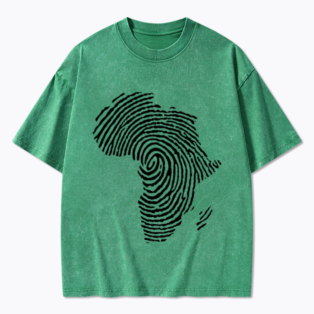 Black History African Washed T-Shirt