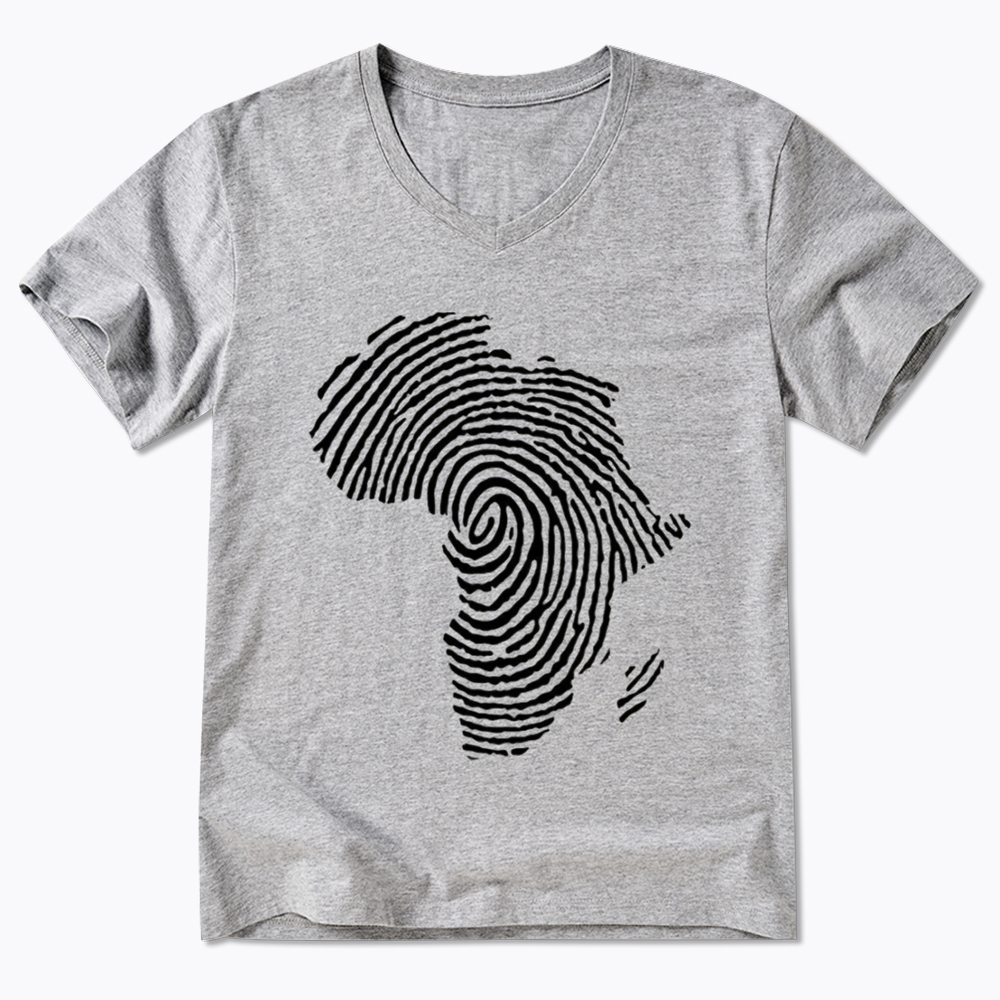 Black History African V-Neck Classic T-Shirt