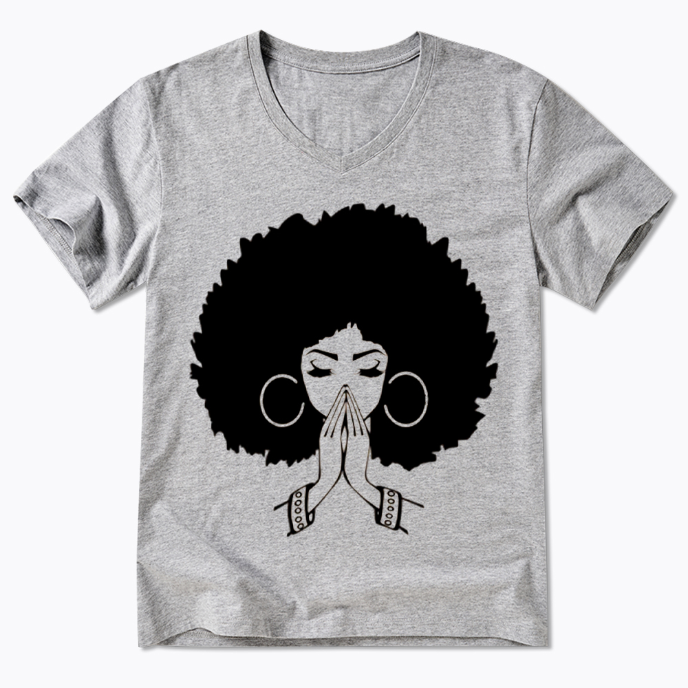 Black Girl Magic V-Neck Classic T-Shirt