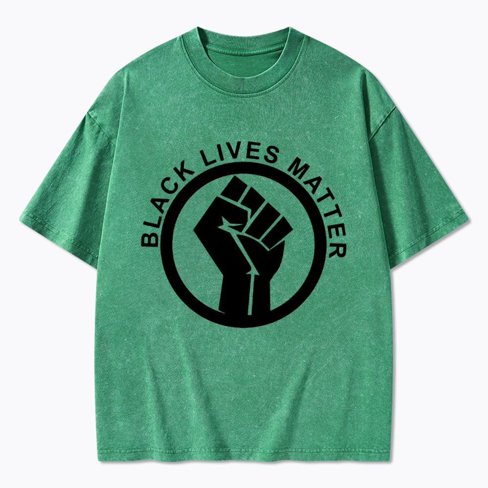 Black Lives Matter Washed T-Shirt