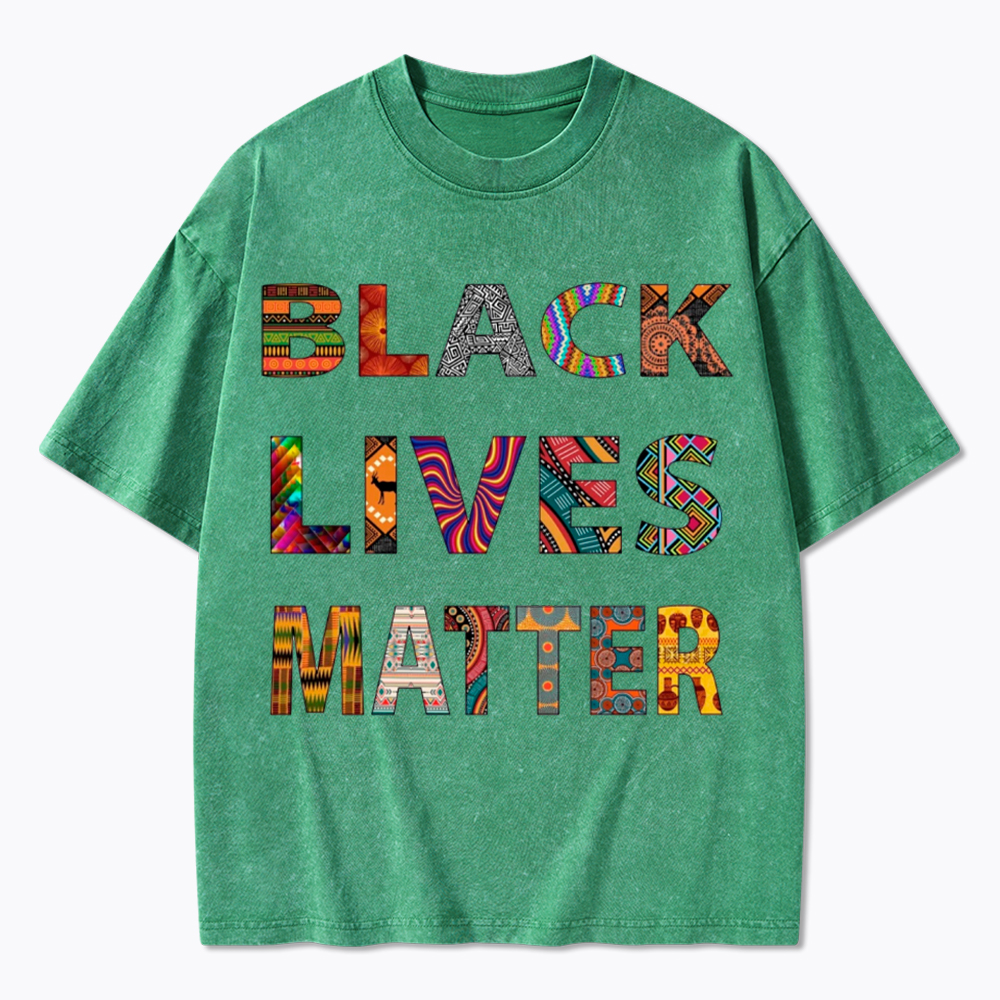 Black Lives Matter Diversity Washed T-Shirt