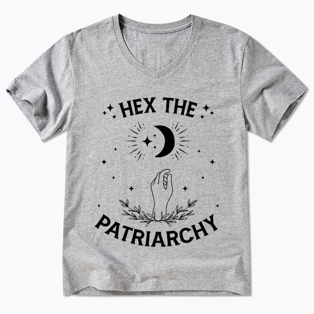 Hex The Patriarchy V-Neck Classic T-Shirt