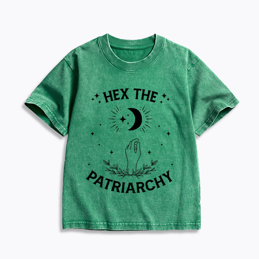 Hex The Patriarchy Kids Washed T-Shirt