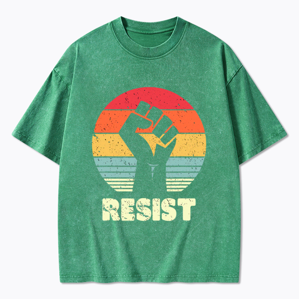 Resist Fist Washed T-Shirt