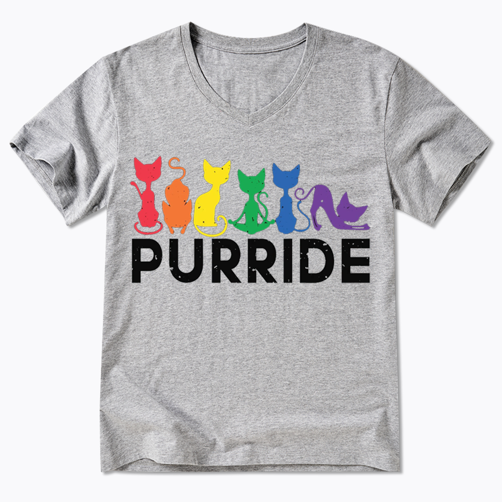 Purride Cat V-Neck Classic T-Shirt