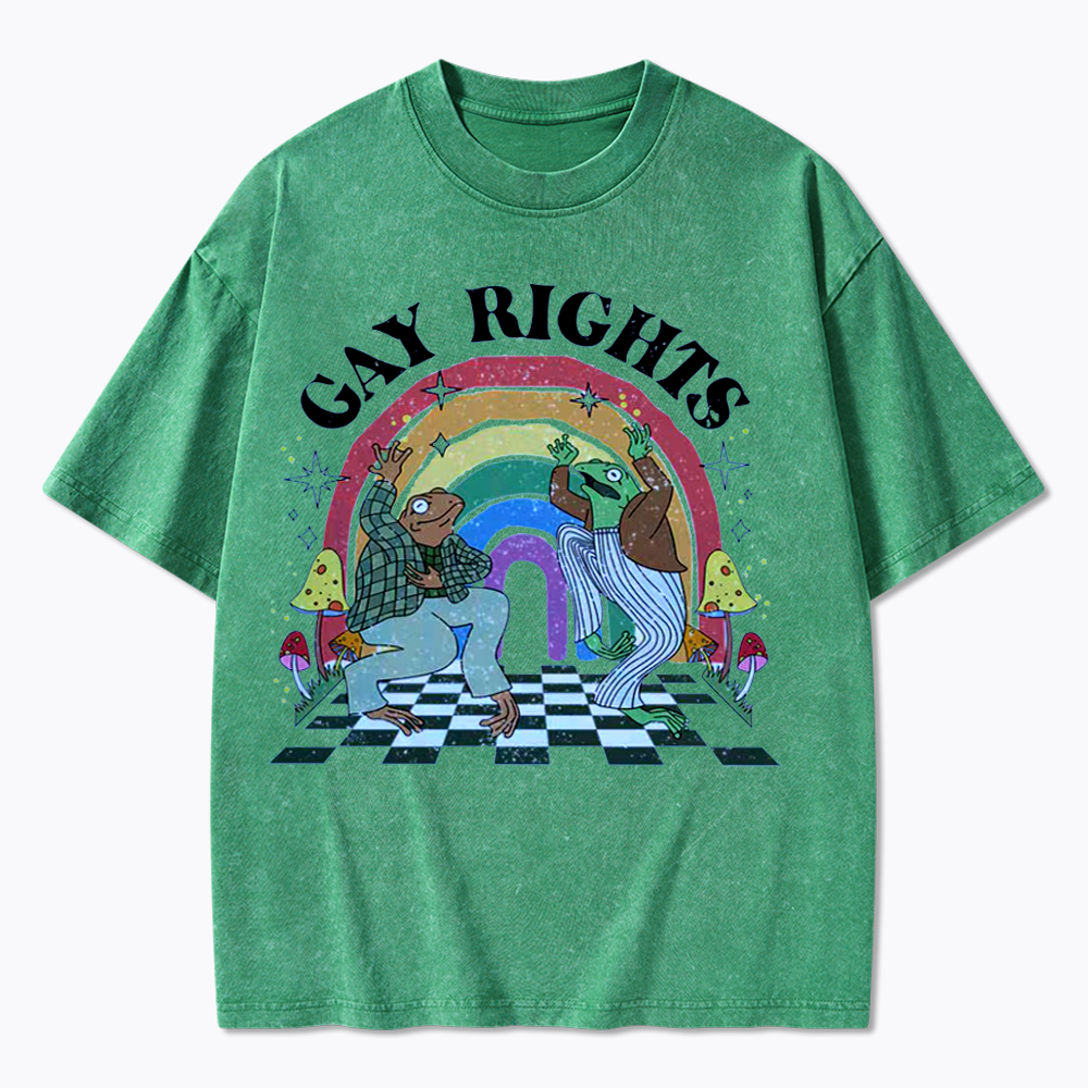 Pride Flag Washed T-Shirt
