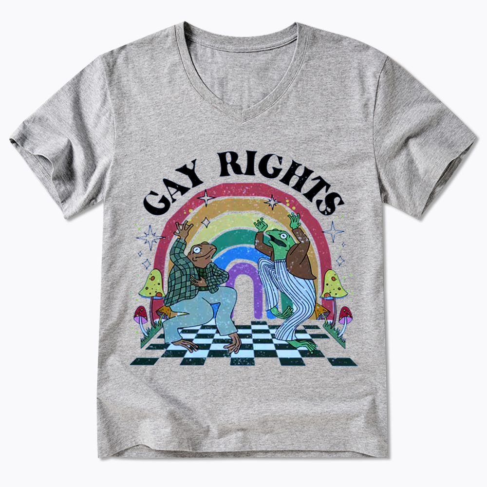 Pride Flag V-Neck Classic T-Shirt