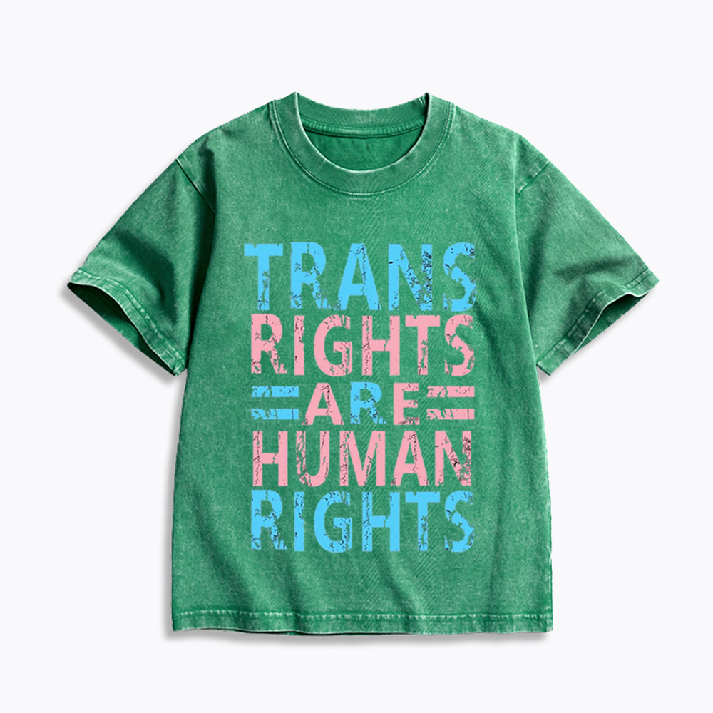 Human Rights Kids Washed T-Shirt 