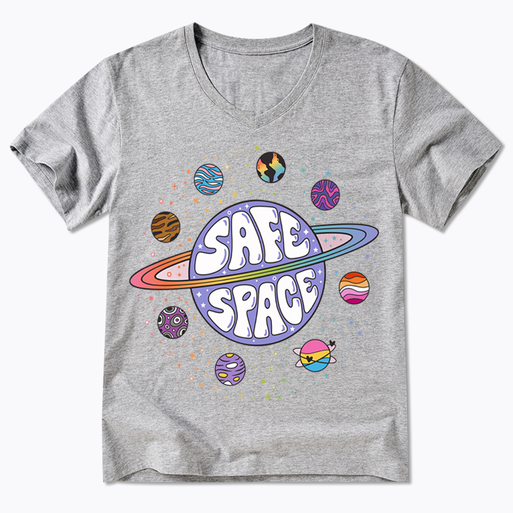 Safe Space V-Neck Classic T-Shirt