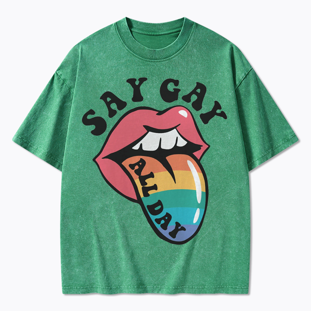 Cute Pride Washed T-Shirt