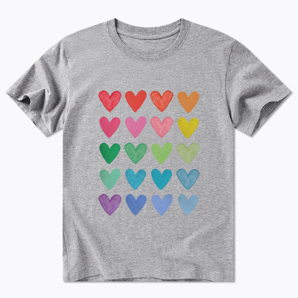 Rainbow Hearts Classic T-Shirt