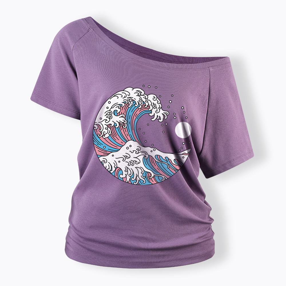 Transgender Off Shoulder T-Shirt