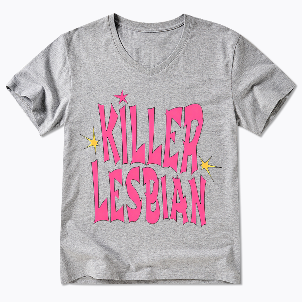 Killer Lesbian V-Neck Classic T-Shirt