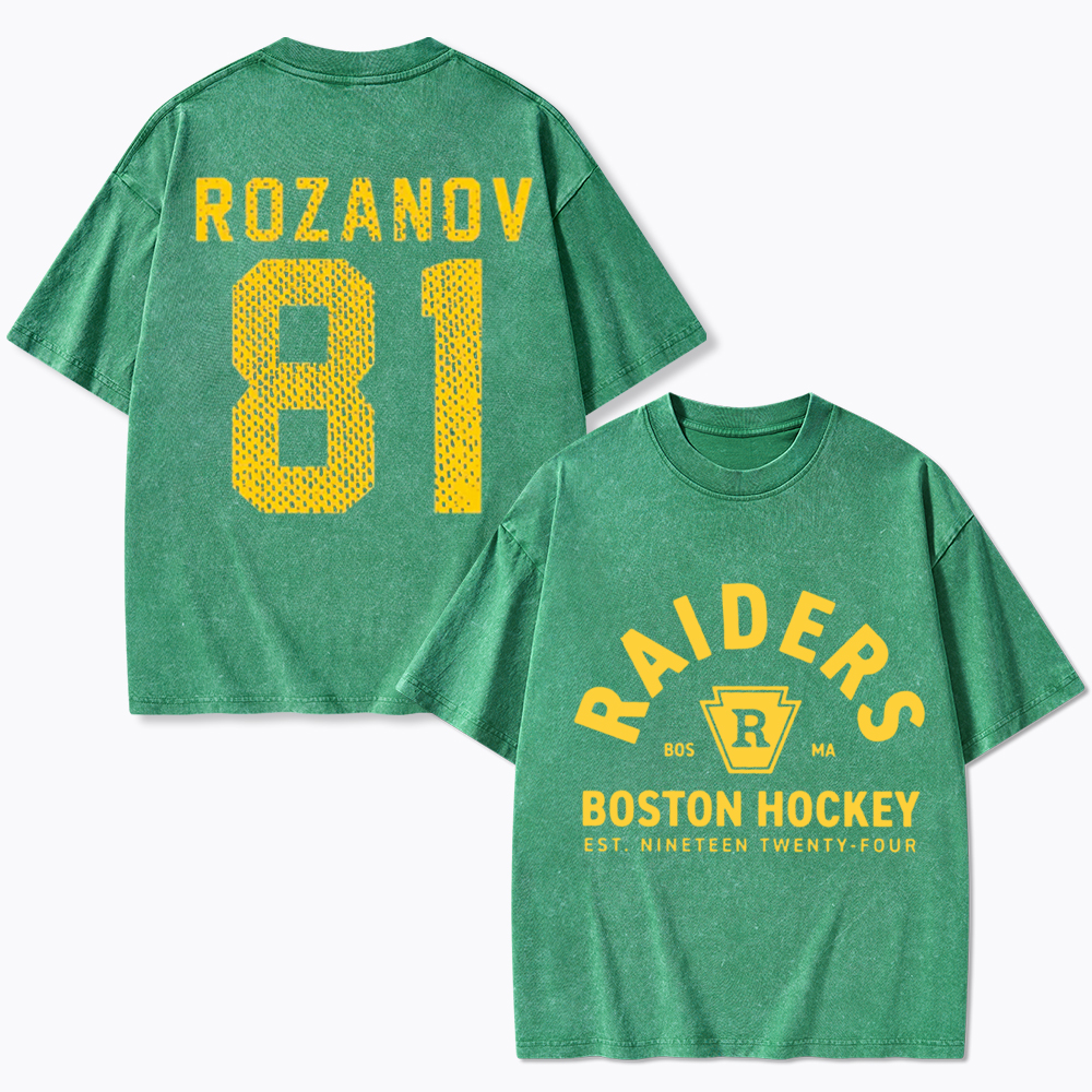 Boston Raiders Hockey Washed T-Shirt