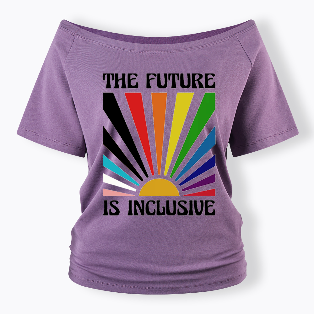 The Future is Inclusive Off Shoulder T-shirt