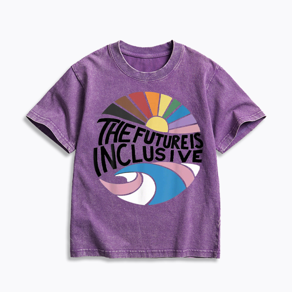 The Future Is Queer Kids Washed T-Shirt