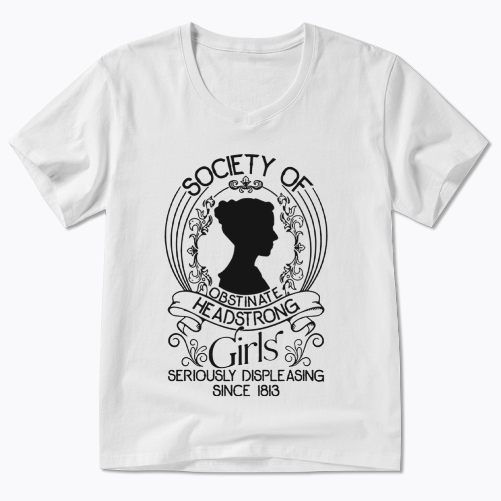 Society Of Obstinate Headstrong Girls V-Neck Classic T-Shirt