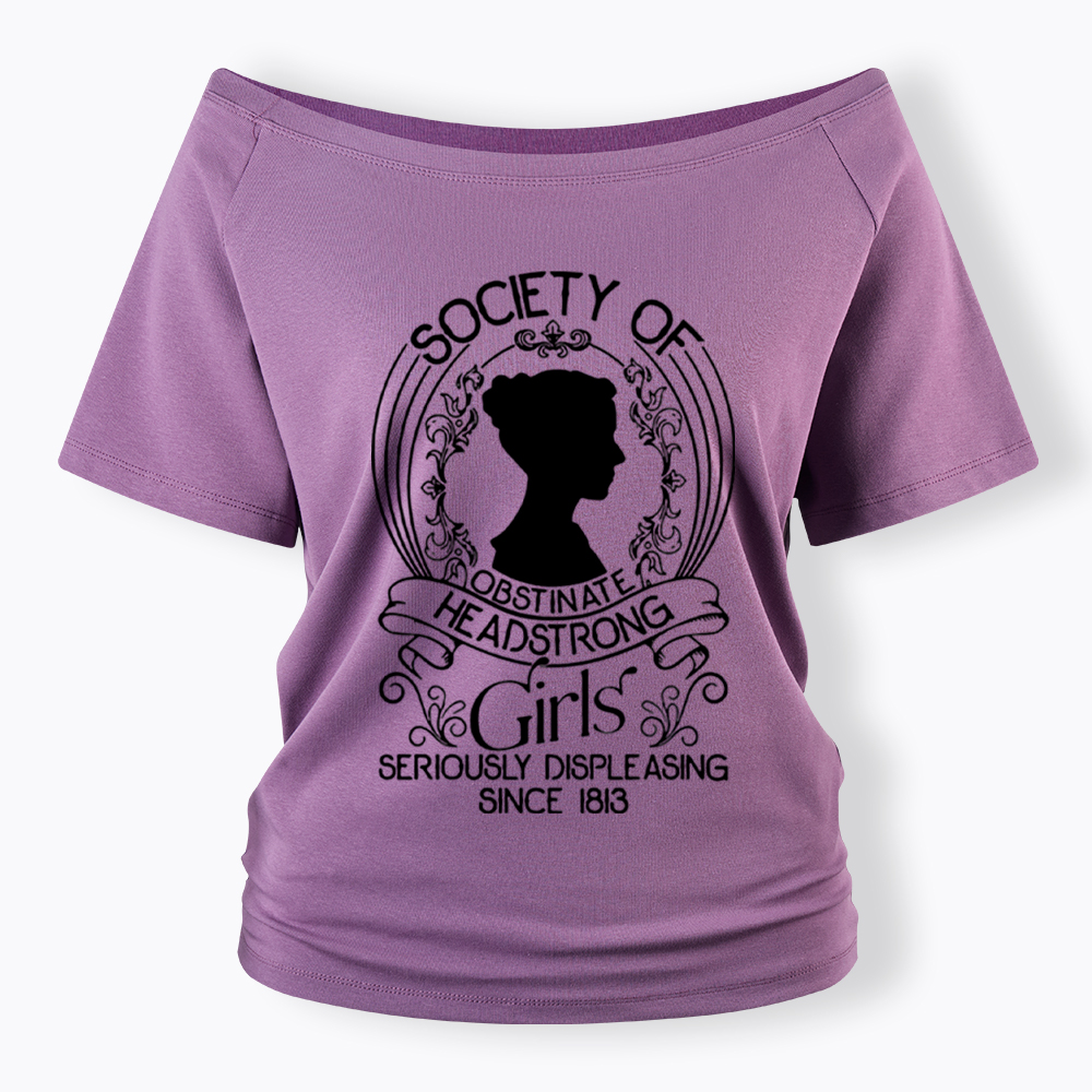 Society Of Obstinate Headstrong Girls Off Shoulder T-shirt