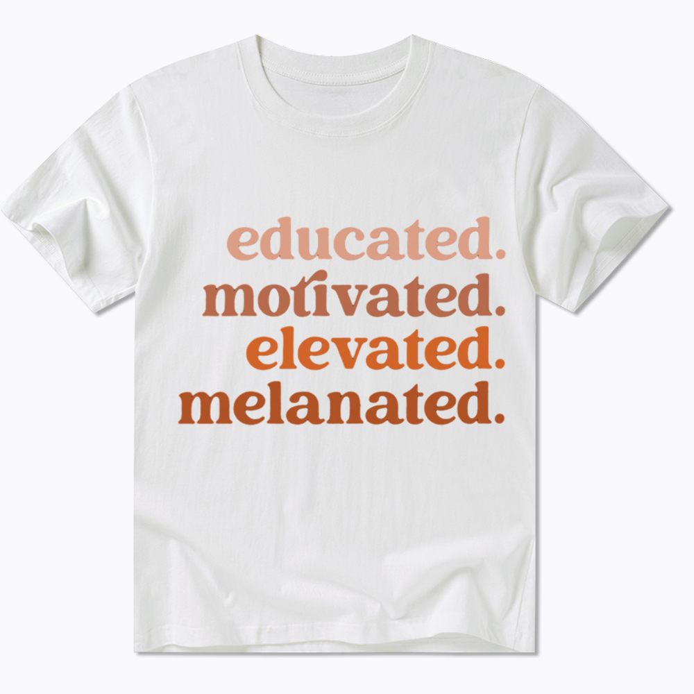 Educated Motivated Melanated Classic T-Shirt
