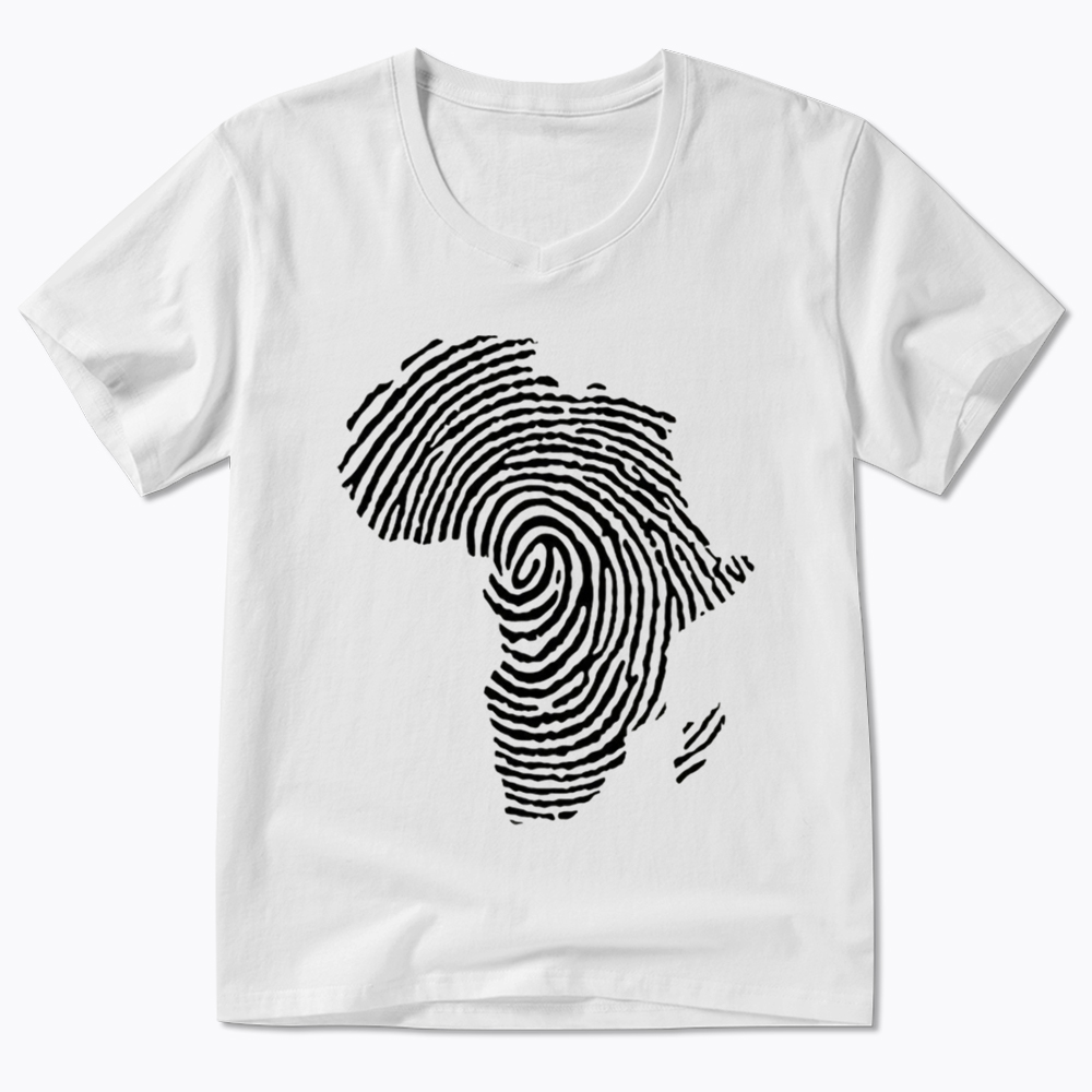 Black History African V-Neck Classic T-Shirt
