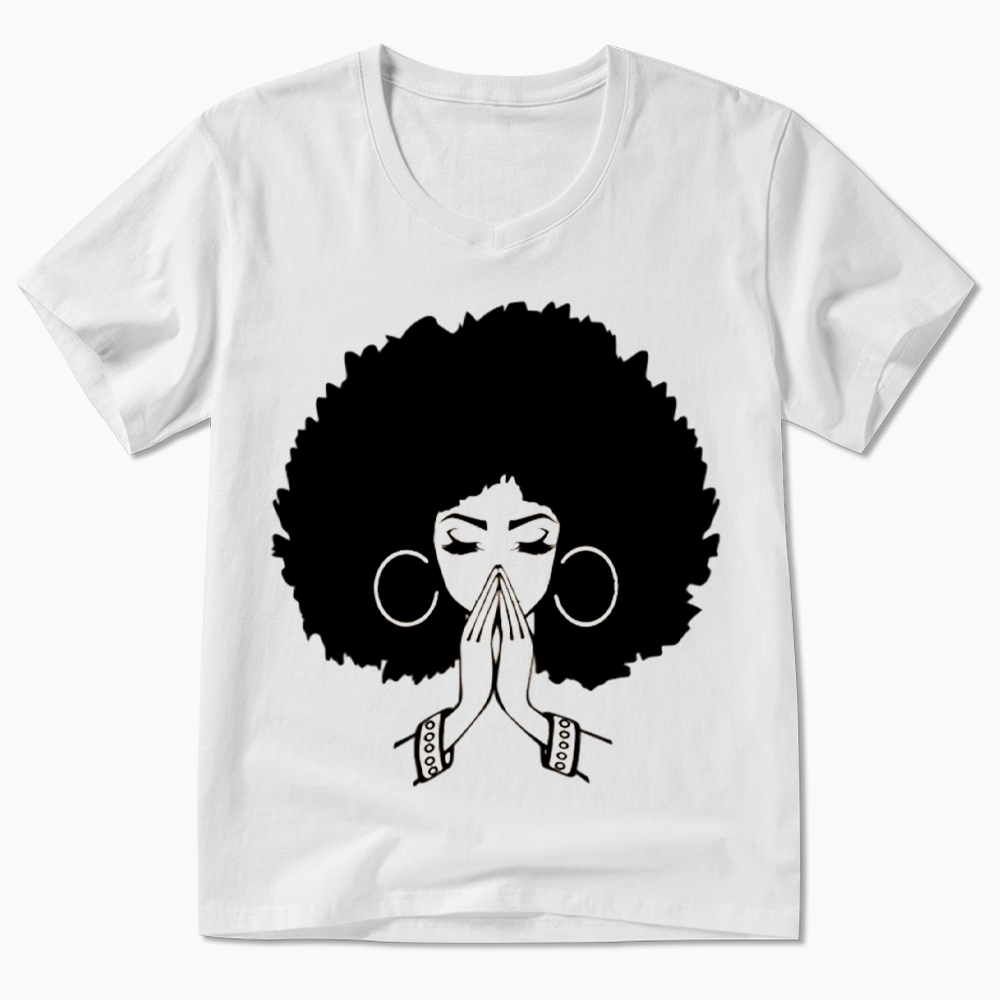 Black Girl Magic V-Neck Classic T-Shirt