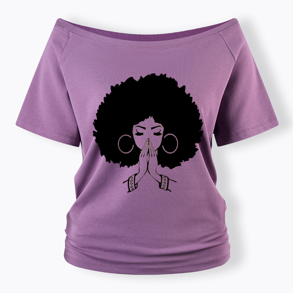 Black Girl Magic Off Shoulder T-shirt