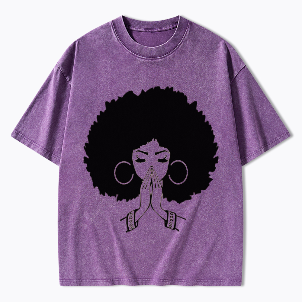 Black Girl Magic Washed T-Shirt